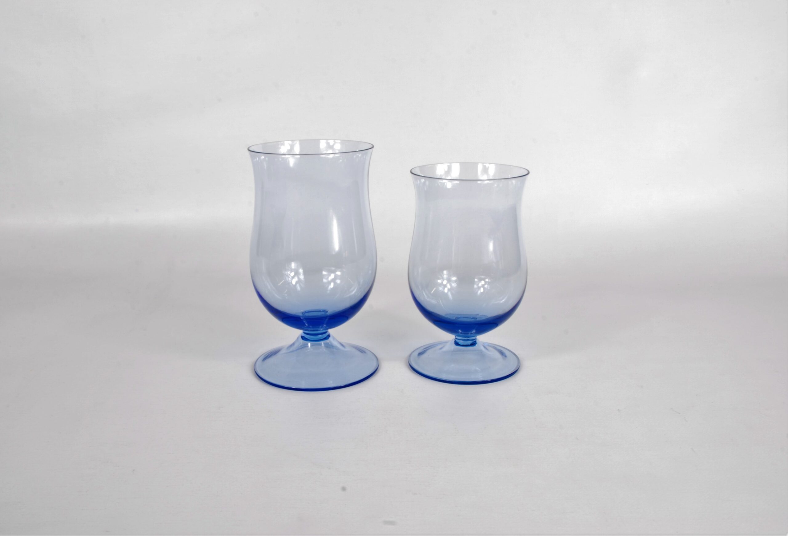 ICM - Campiello Blu Set 6 Bicchieri con Piede Acqua e Vino