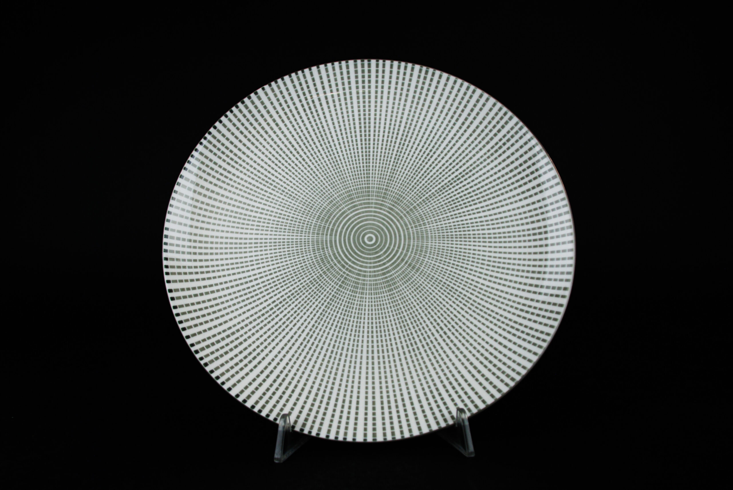 Servizio piatti 18 pezzi 6 posti tavola in porcellana con decoro  Sottosmalto modello SPIDER lavabile in lavastoviglie | Kaleidosmilano